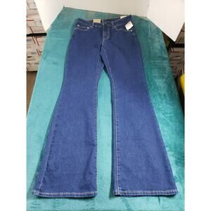 Levis 726 Jeans Size 28 Womens Blue Stretch Denim High Rise Ladies Flare NWT